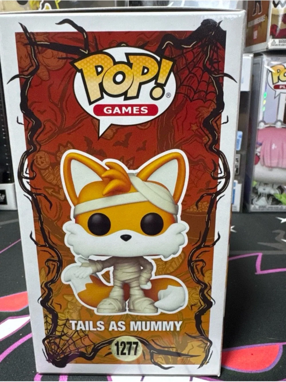 Funko Pop! Games Sonic Tails As Mummy Vinyl Figure - Orange & White